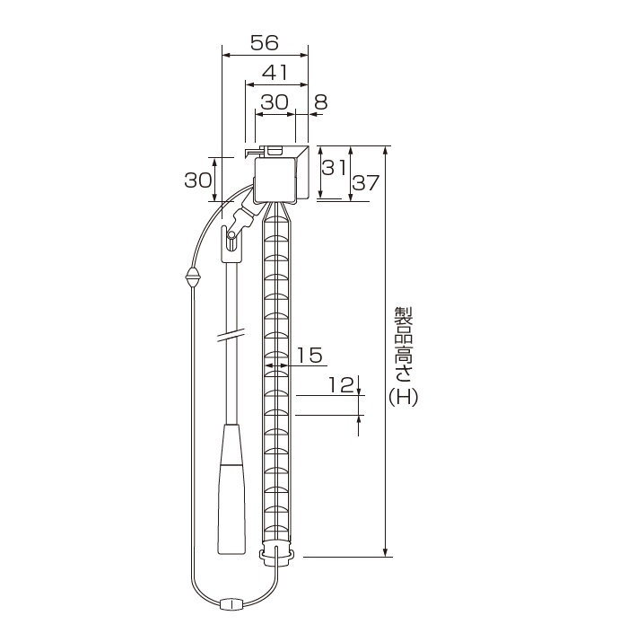 ブラインド スラット25 浴窓 コード＆ロッド式 TOSO（トーソー） スラット幅25mm 光触媒遮熱 幅28〜80cm×丈141〜160cm