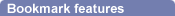 Bookmark features