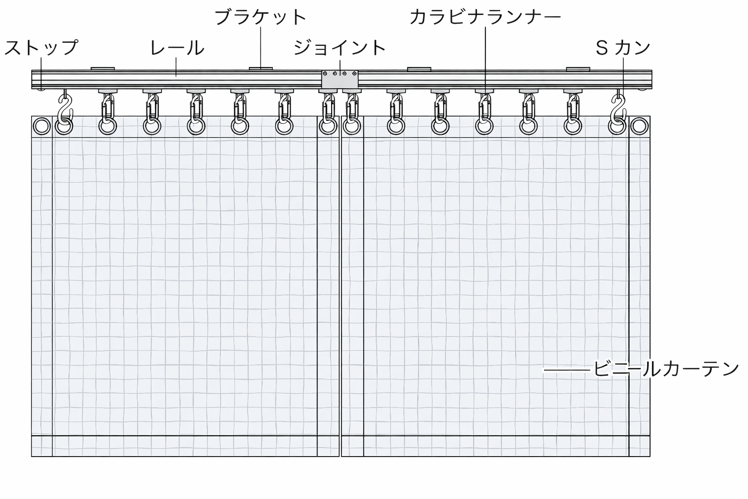 ビニールカーテン